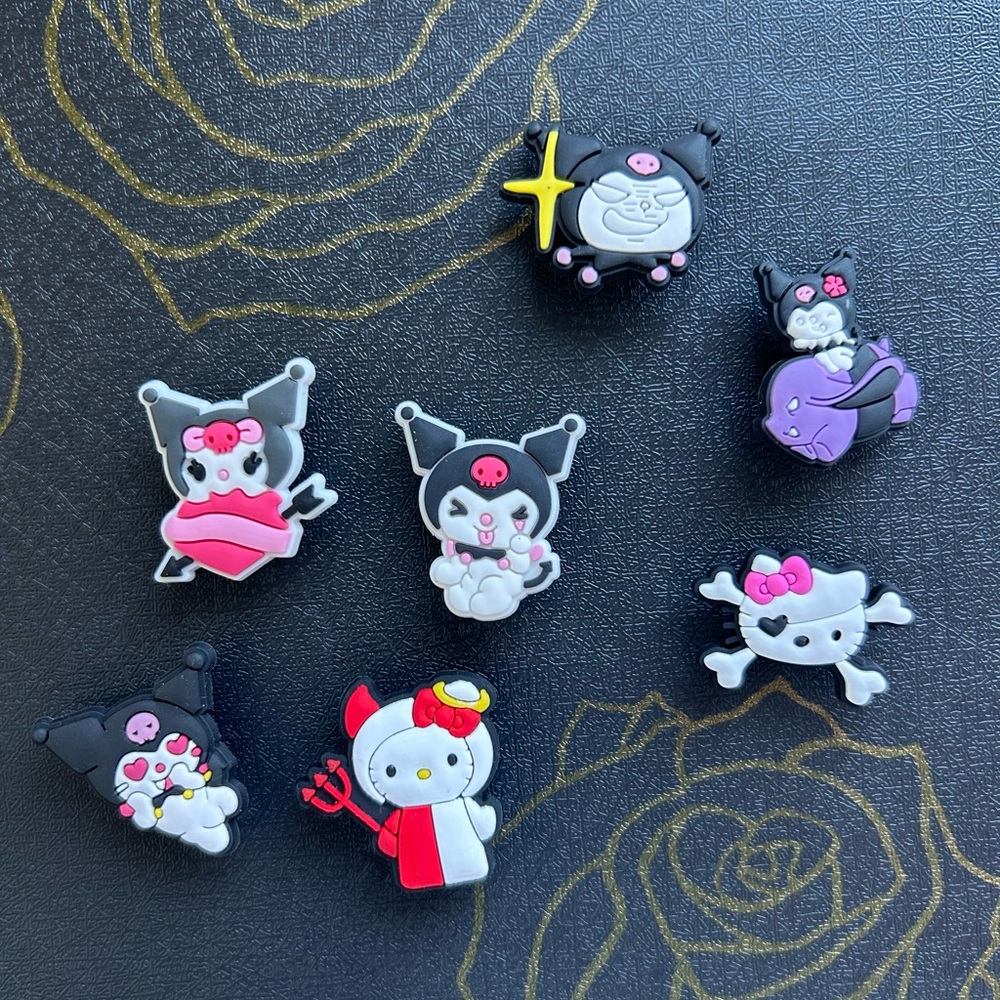 Hello kitty and characters croc charms